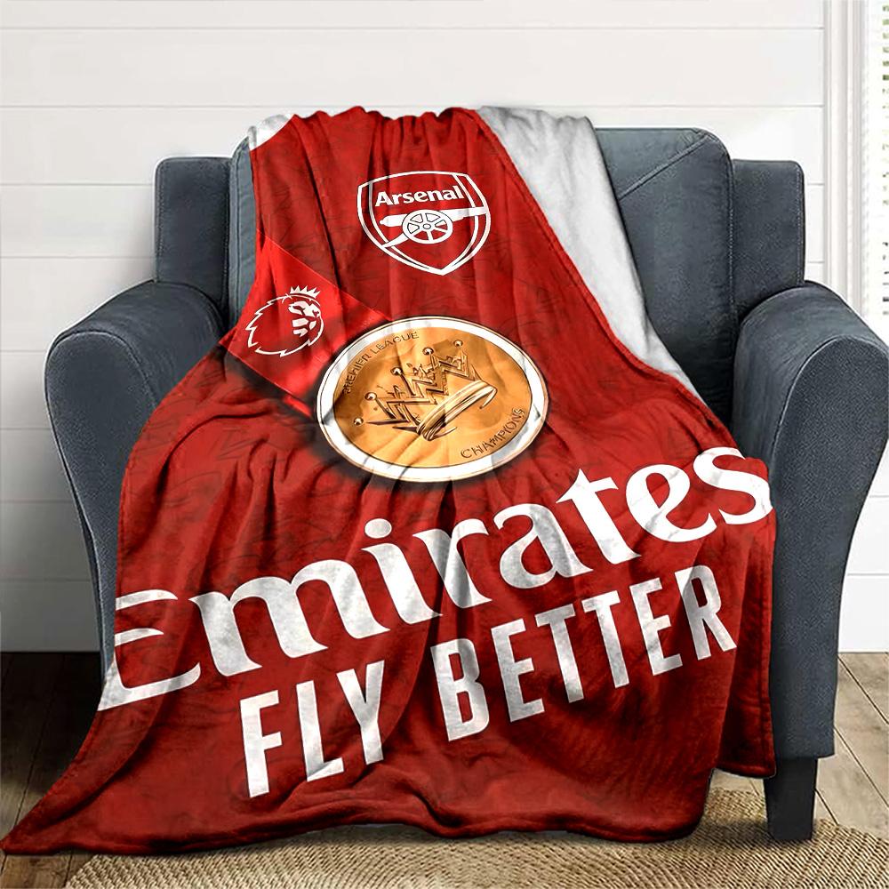 Coperta Arsenal Morbida e Accogliente Perfetta per Sedia da Ufficio Divano Spiaggia per Tutte le Stagioni Design Allegro Regali per Famiglia o Amici