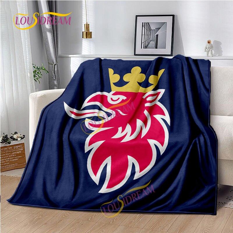 Pătură de aruncat Camion Scania Cearșaf de casă Husă de canapea Living Birou Pătură moale Casual Lavabilă Pătură termică