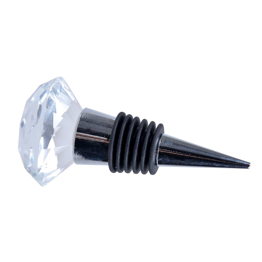 Wedding Favor Heart Wine Bottle Stopper Olive Oil Metal Cork Party Drink Bar Tool Twist Plug Accessories Crystal Wine Stopper