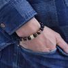 Noter Modisches Herrenarmband Stein 10mm Perlen Yoga Meditation Heilung Armband Perfektes Geschenk Für Ihn Pulseria Hombre Handgemacht Joias