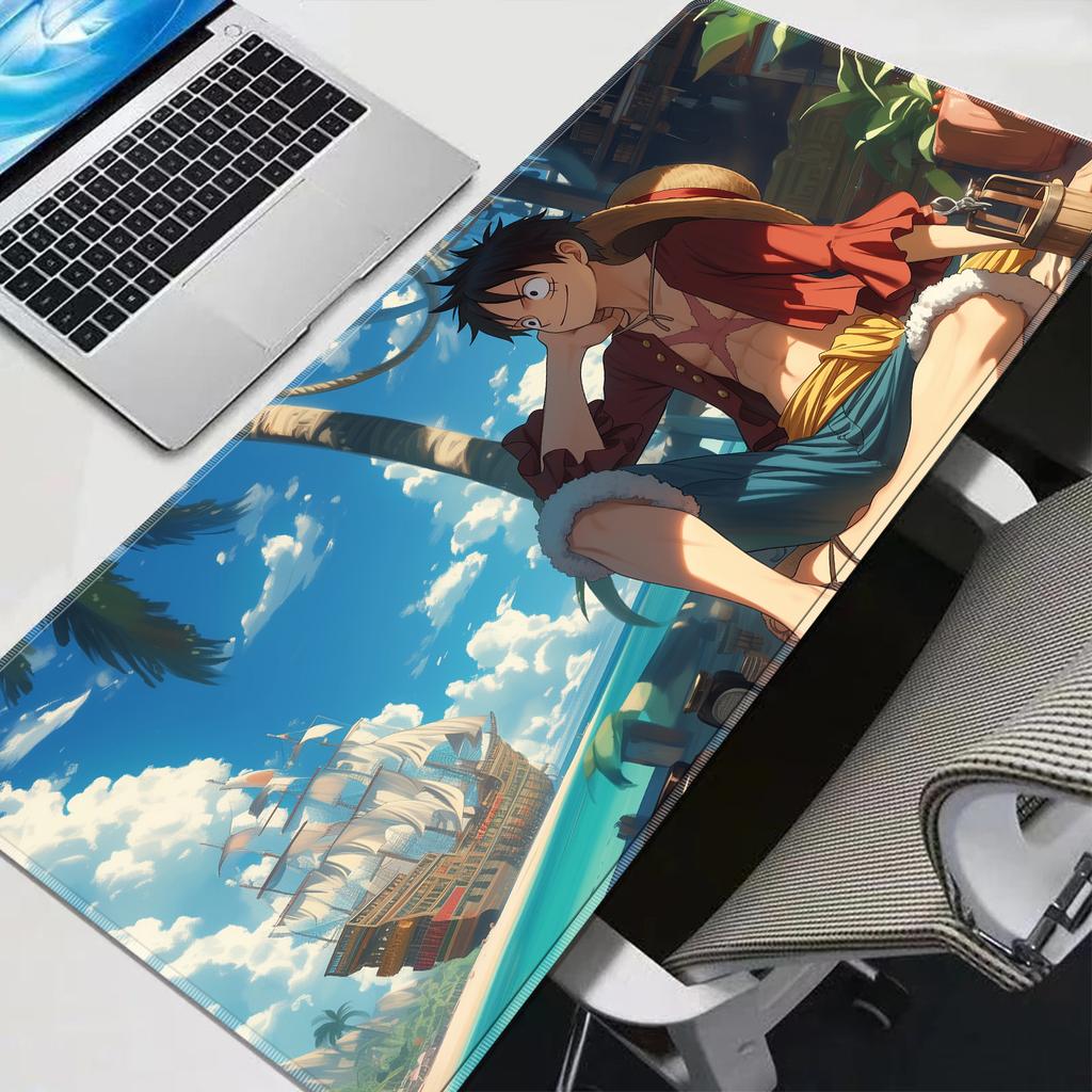Computer Mouse Pad Gamer Mouse Pads Large Gaming Mousepad Cool Mouse Pads One Piece Luffy Desk Mause Pad Keyboard Mouse Carpet