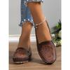 Retro Women's Flat Loafers Korean Style Comfortable Walking Fashion Casual Daily Shoes