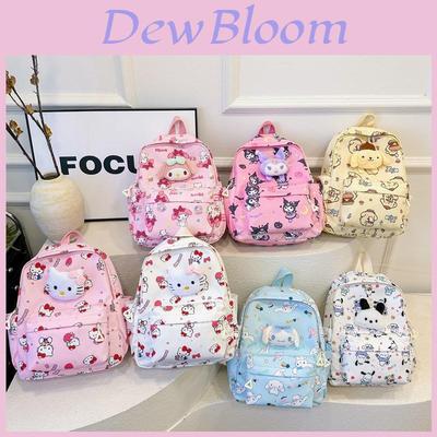 Melody Kuromi Pochacco Hello Kitty Kinderrucksack mit atmungsaktivem Nylon für Kindergarten und Schulausflüge