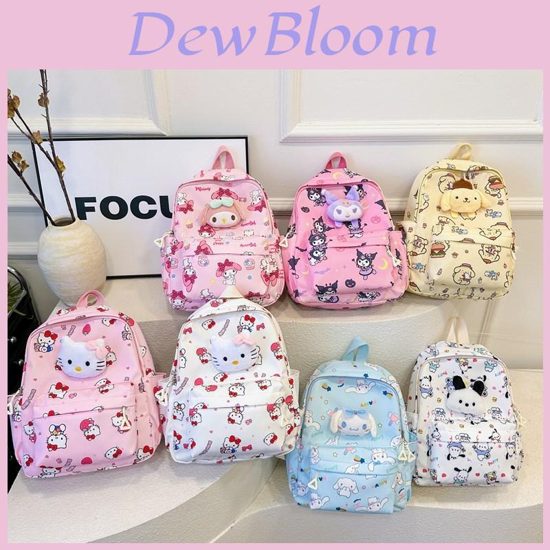Melody Kuromi Pochacco Hello Kitty Kids Backpack With Breathable Nylon For Kindergarten And School Travel
