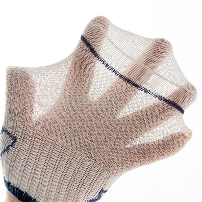 Fashion R Letter Baby Socks 5 Pairs Summer Mesh Breathable Boy Girl Stripe Middle Tube Socks 0-12 Years Kids Casual Sports Socks