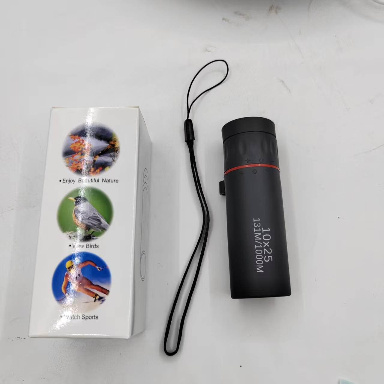 

Portable Single Barrel Telescope for Kids - 2000x25 HD High Magnification with Low Light Night Vision