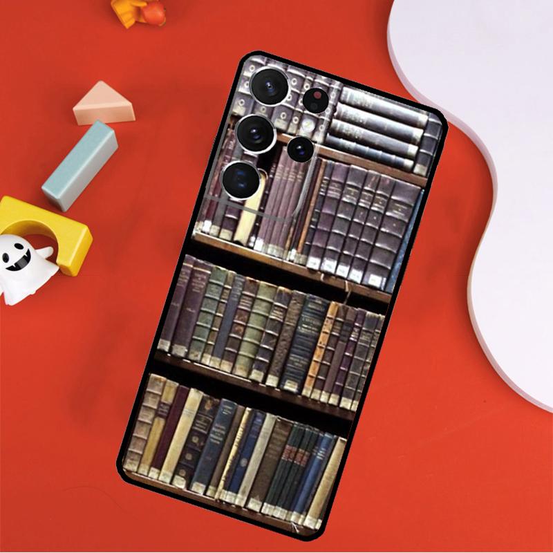 

Винтажная КНИГА Книжный червь книжная полка Чехол для телефона Для Samsung Galaxy S25 Ultra S9 S10 S20 S21 FE S22 S23 S24 Plus S24 Ultra Чехол Galaxy S20