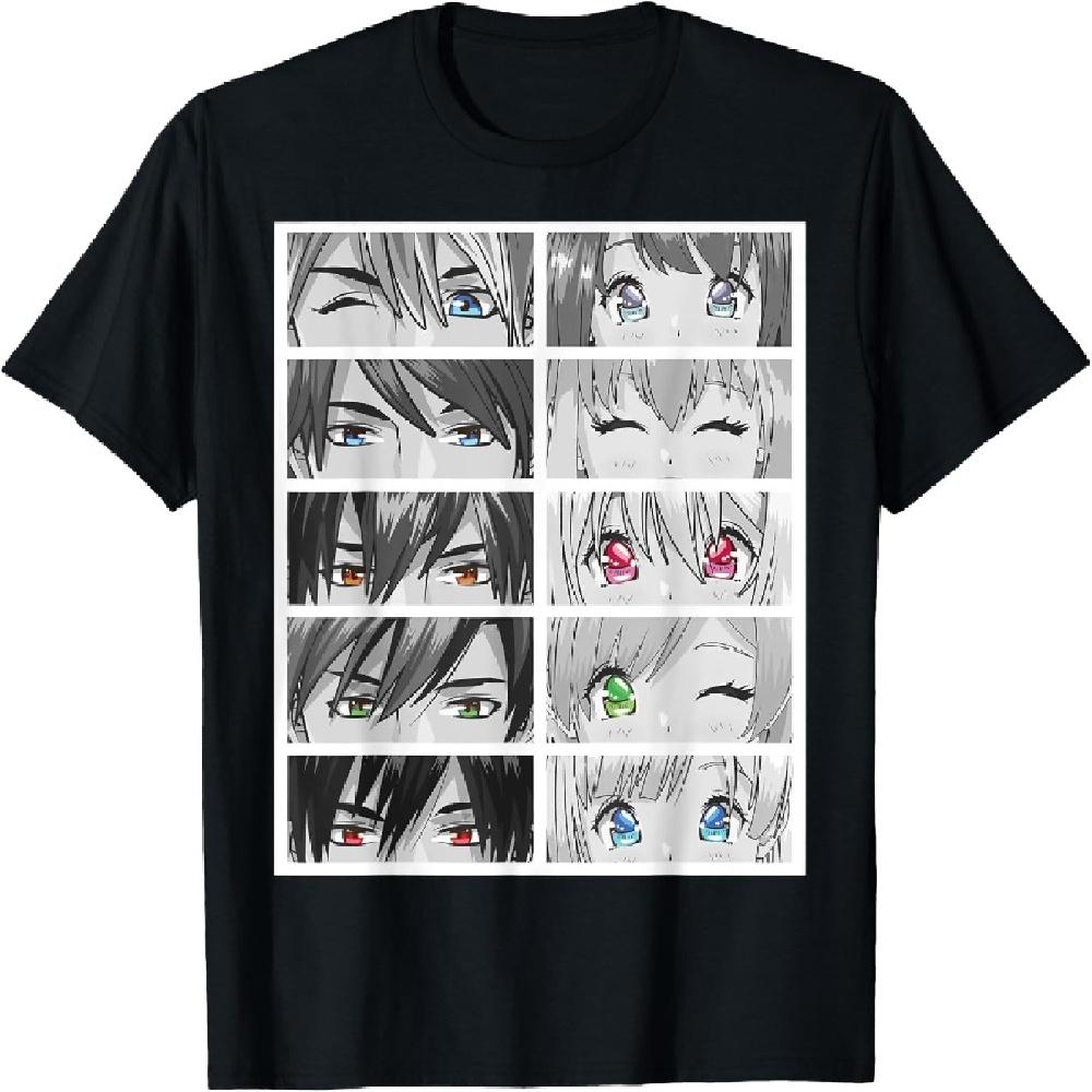 

Anime Faces Kawaii T-Shirt S чёрный