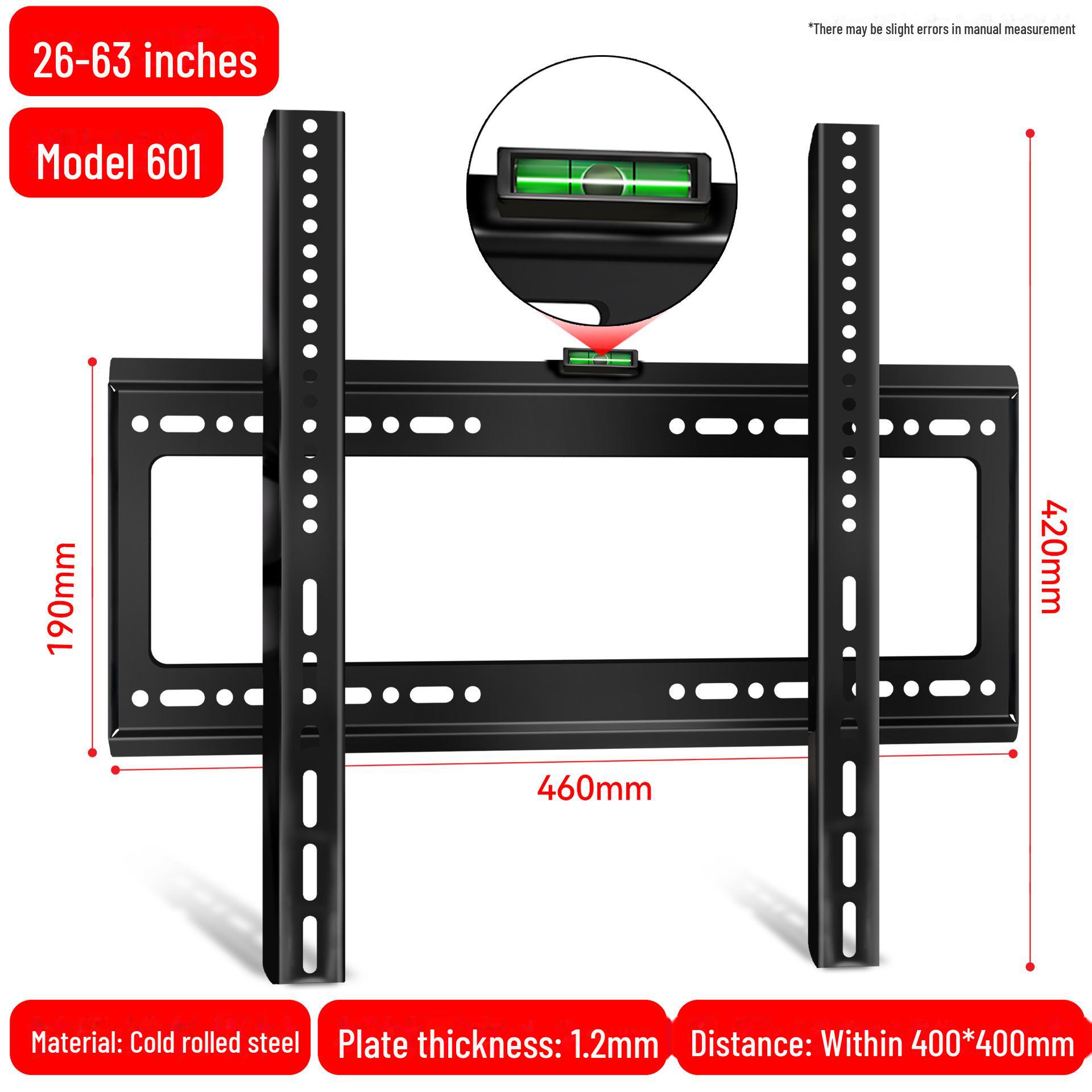 

Универсальный регулируемый настенный кронштейн для ЖК-телевизора для мониторов 14–120 дюймов Medium (26-60 inches)