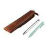 Zipper Pen Protective Bag Pencil Holder Pen Sleeve Pouch Leather Pen Bag  Stationery School