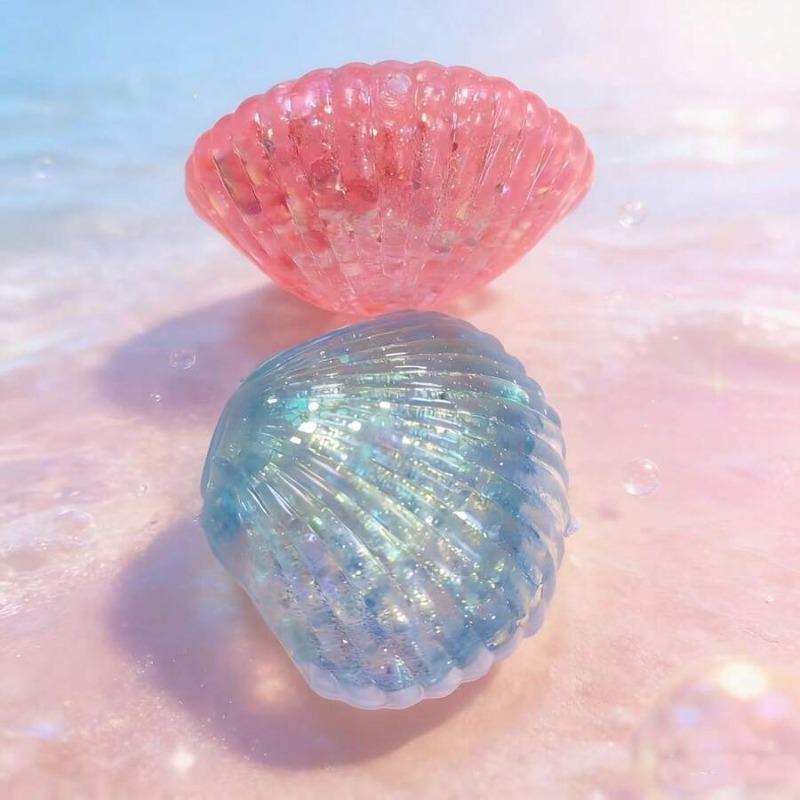 Topmix Ocean's Pet: Beautiful Slow-Rebound Squishy Seashell - A Perfect Gift With Both Appearance And Texture