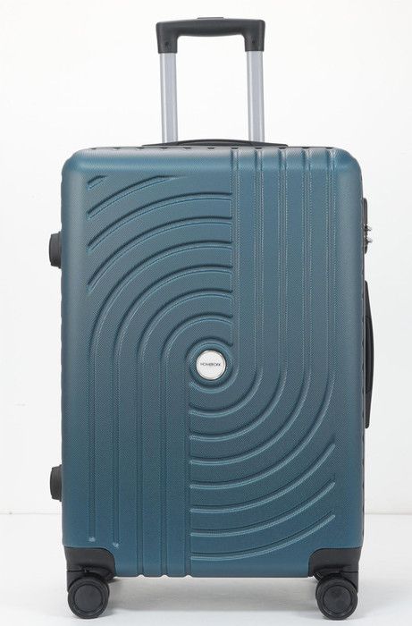 Set of 3 Suitcases 20"/24"/28" I ABS Hard Shell I Combination Lock I 4 360° Wheels I BLUE - HOMEROKK