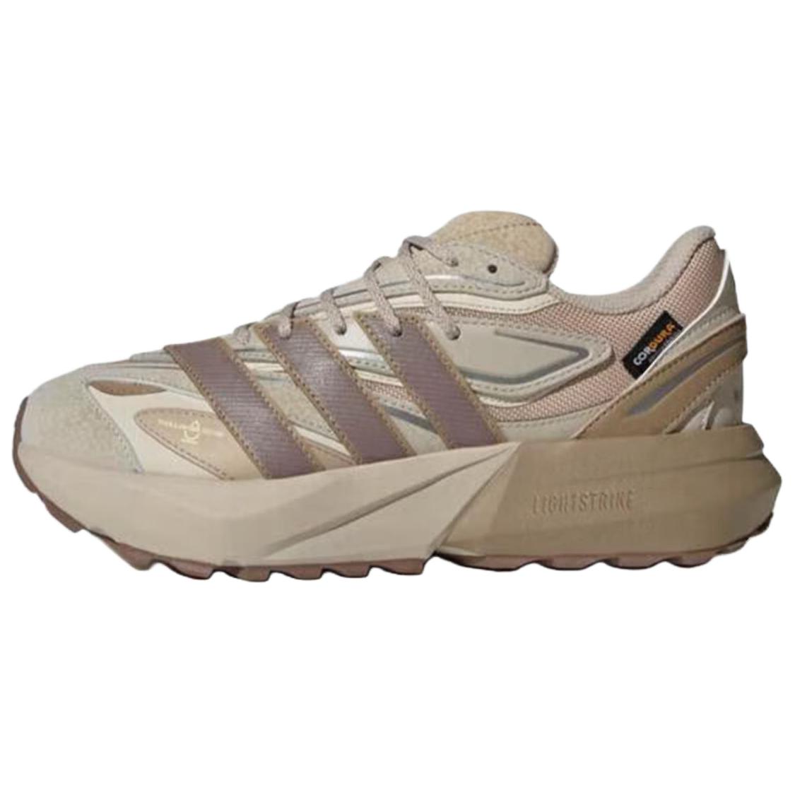 

New Adidas LIGHTBLAZE Casual Running Shoes Women s Brown JP7775 38