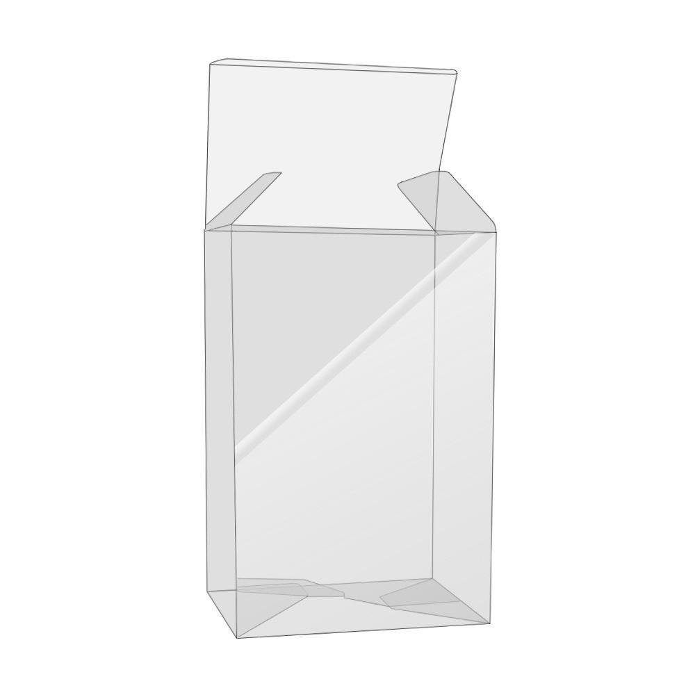 2 st stapelbar design kontrollförvaringslåda genomskinlig handtagsdisplaylåda för PS5/Xbox