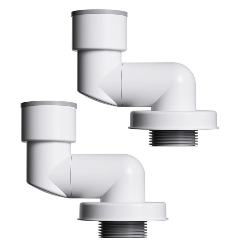 2Pcs Silicone Seal Rings for Pipe Adjustable Odor Proof Drain Seal Plumbing Seal Rings set in Homes Kitchens & Baths 1