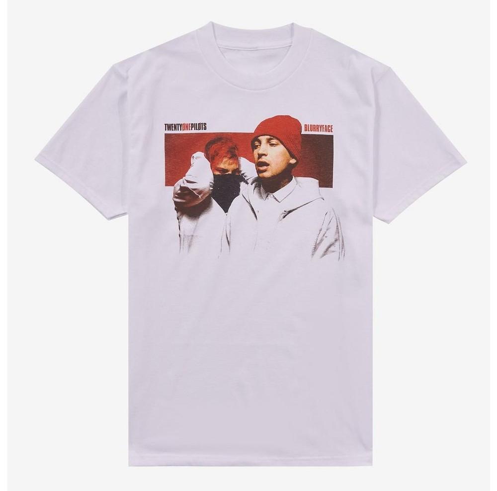 Футболка унисекс Twenty One Pilots Blurryface Duo, размеры S-5XL, футболка унисекс Comfort Colors S