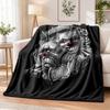 Horror Movies Flannel Throw Blanket Soft Warm Cozy For Sofa Bed Indoor Home Bedroom Use