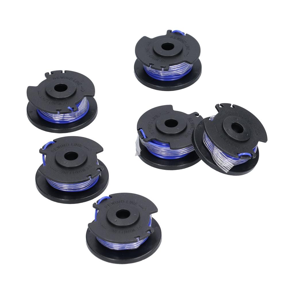 6Pcs Trimmer Spool Line Replacement for Ryobi 18V 24V 40V String Trimmers Lawn Mower