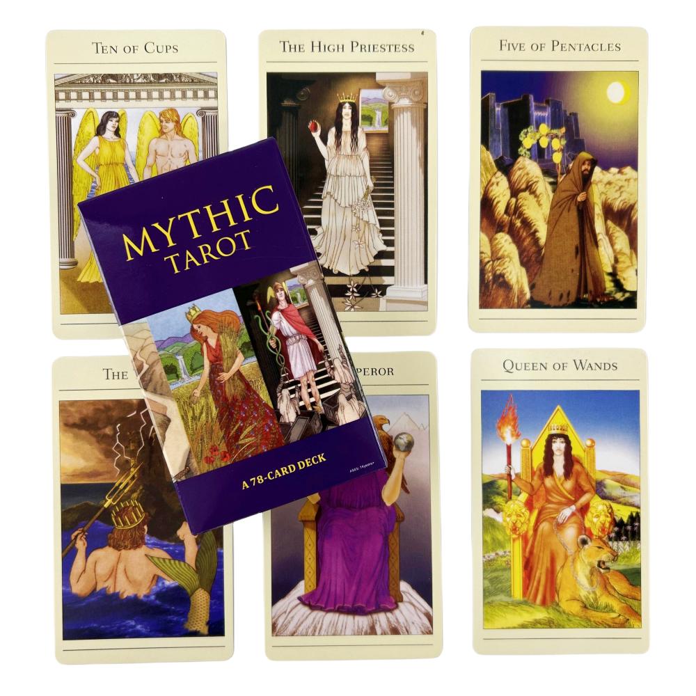 Cărți de Tarot Mitic Joc de Masă Pachet Divinație Carte Oracol Engleză Viziune Noroc Familie Joc de Petrecere