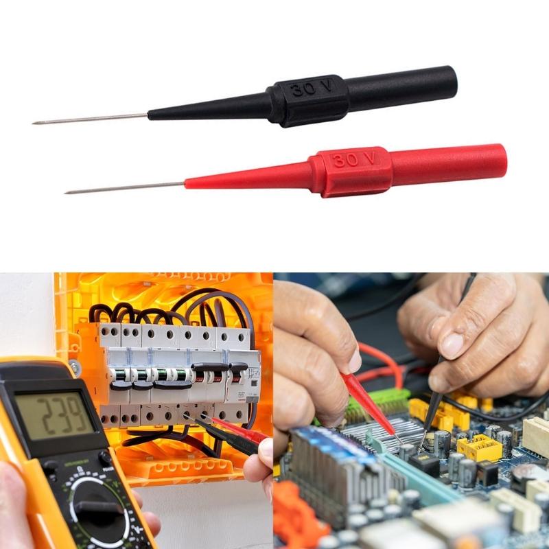 Sonde de test à aiguille pour multimètre, testeur de multimètre, 0,7 mm, non destructive
