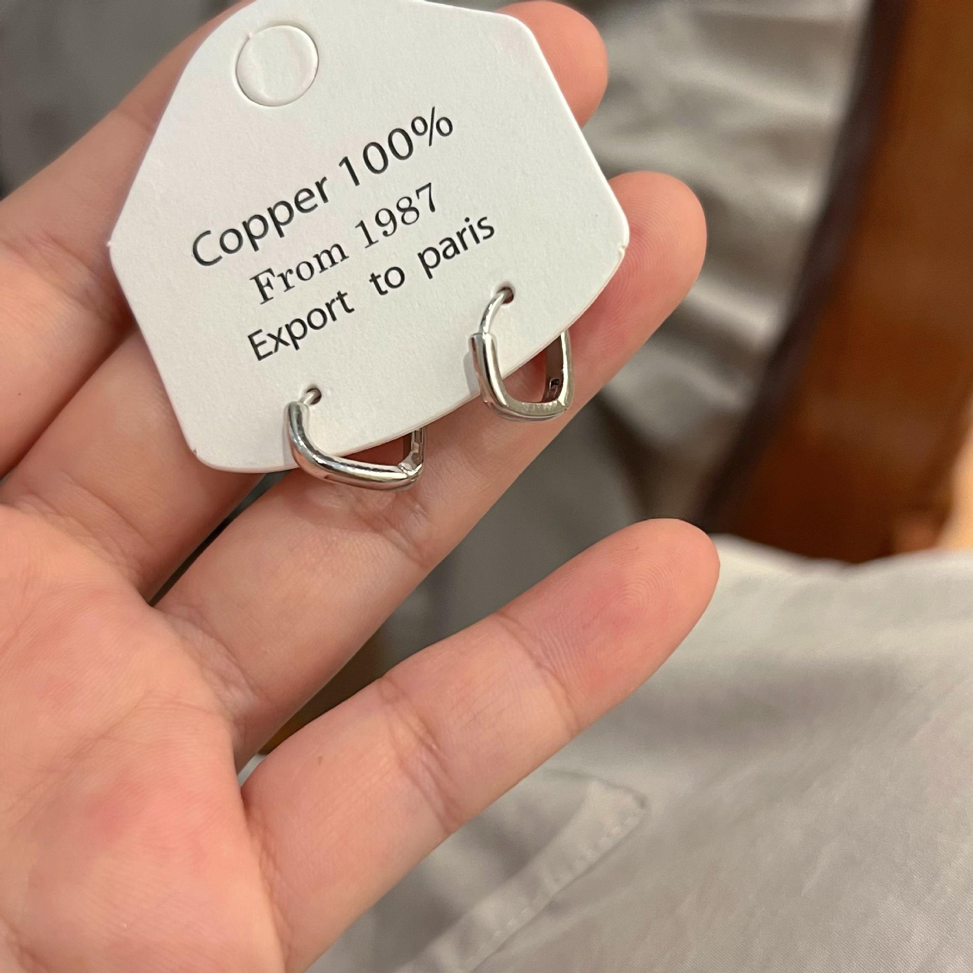 Геометрические сверкающие квадратные каффы с бриллиантами - Крутой, универсальный стиль для женщин