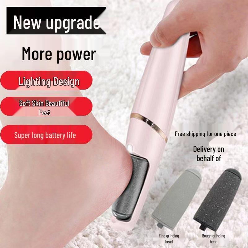 Electric Foot File with Light: Automatic Callus Remover & Foot Grinder