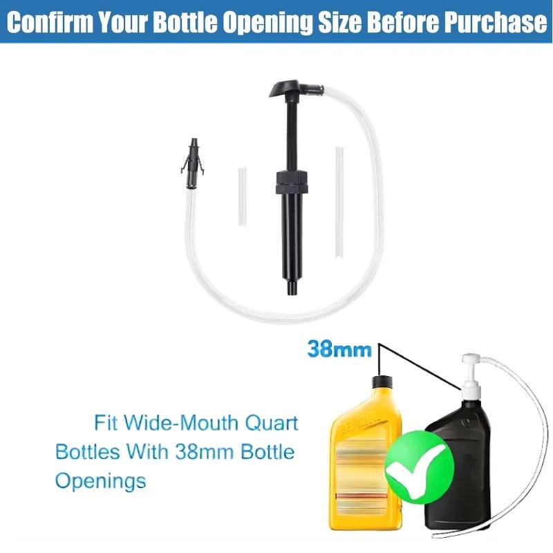Hand Siphon Pump Fuel Oil Diesel Liquid Syphon for Auto Transmission Petrol Manually Pressing Petrol Transfer Pump