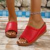 2025 Summer New Arrival Women's Sandals Strappy Flat Sandals Women's Open-Toe Sandals Women's Wedge Sandals
