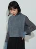 Knit Half Zip Knit CHARCOAL GRAY ONE SIZE [Beams Heart] L/S (Set Item) Women's