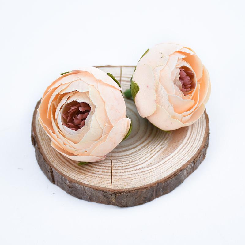 10pcs Artificial Flowers for Home Decoration Fake Plastic Flowers Christmas Garlands DIY Gifts Scrapbooking Silk Tea Roses