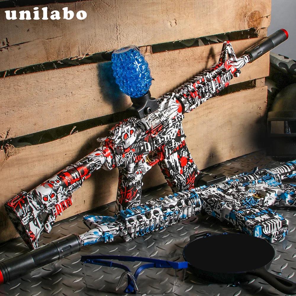 Electric M416 Gel Gun Toy Automatic Outdoor Toy Team Activity Birthday Easter Christmas Halloween Thanksgiving Perfect Gift
