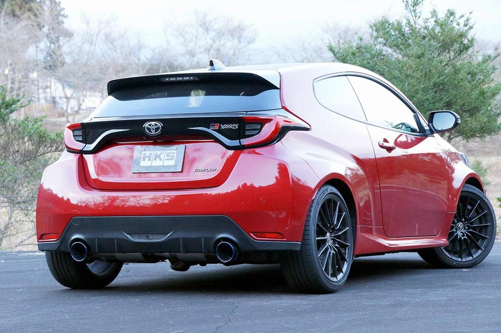 HKS Automotive Toba Sport Super Turbo Muffler GR Yaris Compatibil cu Inspecția Vehiculului Piese Sistem Admisie și Evacuare 4BA-GXPA16 G16E-GTS