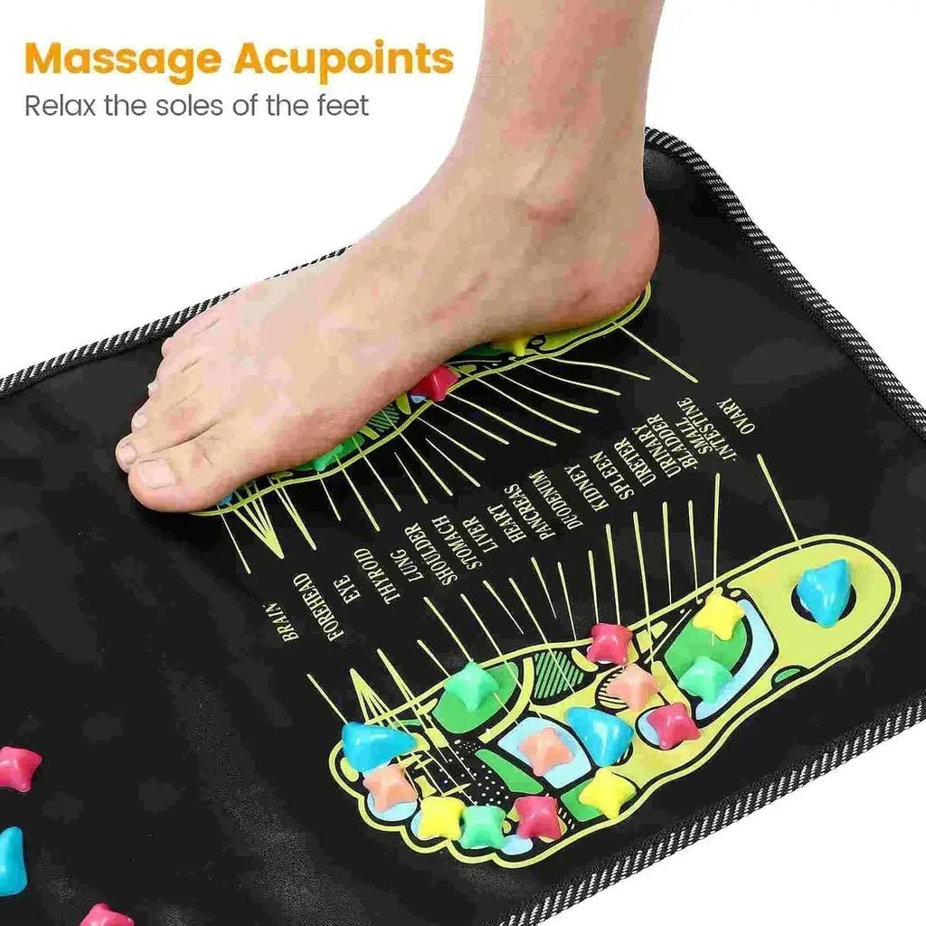 Fingerpressure Board Foot Foot Massage Pad Massage Cushion Simulation Cobblestone Foot Leg Pad Pressure Board Foot Massage Pad