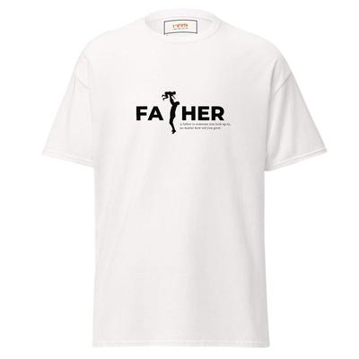 Meaningful Father’s Day T‑Shirt Look Up To Dad Quote Cotton Tee