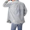 Levis Loose Fit Ripped Denim Jacket With Lapel Long Sleeve Men Jackets Light-Blue 0017E-0000