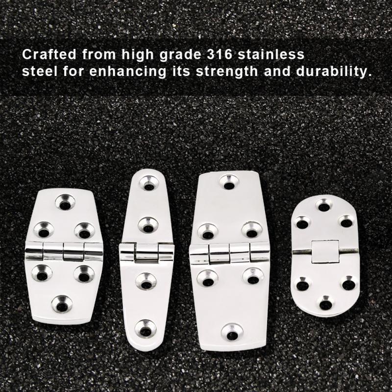 1 Stück Langlebiges Chrom Auto Marine Boot Kabinentür 316 Edelstahl Luke Bündige Türscharnier Ersatz marine
