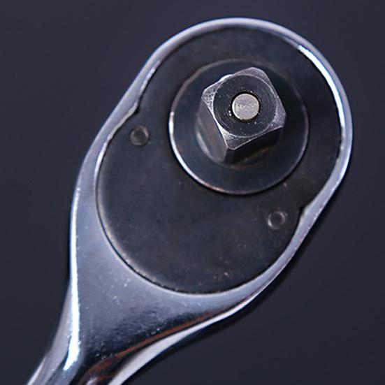 24 Teeth Chrome Steel Quick Release High Torque Ratchet Wrench Reparing Tool