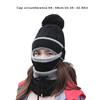 3PCS Women Beanie Hat Pom Bobble Scarf Set Knitted Winter Warm Snow Ski Cap Gift