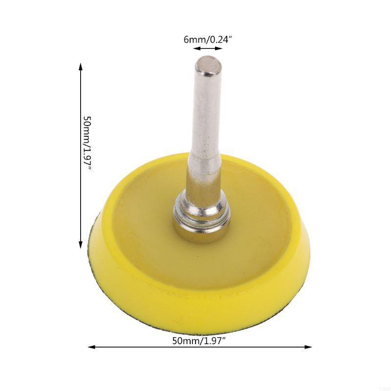 2''50mm Sander Disc Sanding Buffing Polish Backing Pad Backer Plate 6mm Shank El