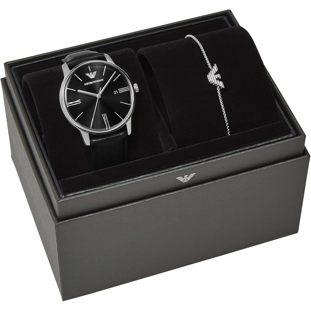 Emporio Armani AR80079SET Men's Black Watch