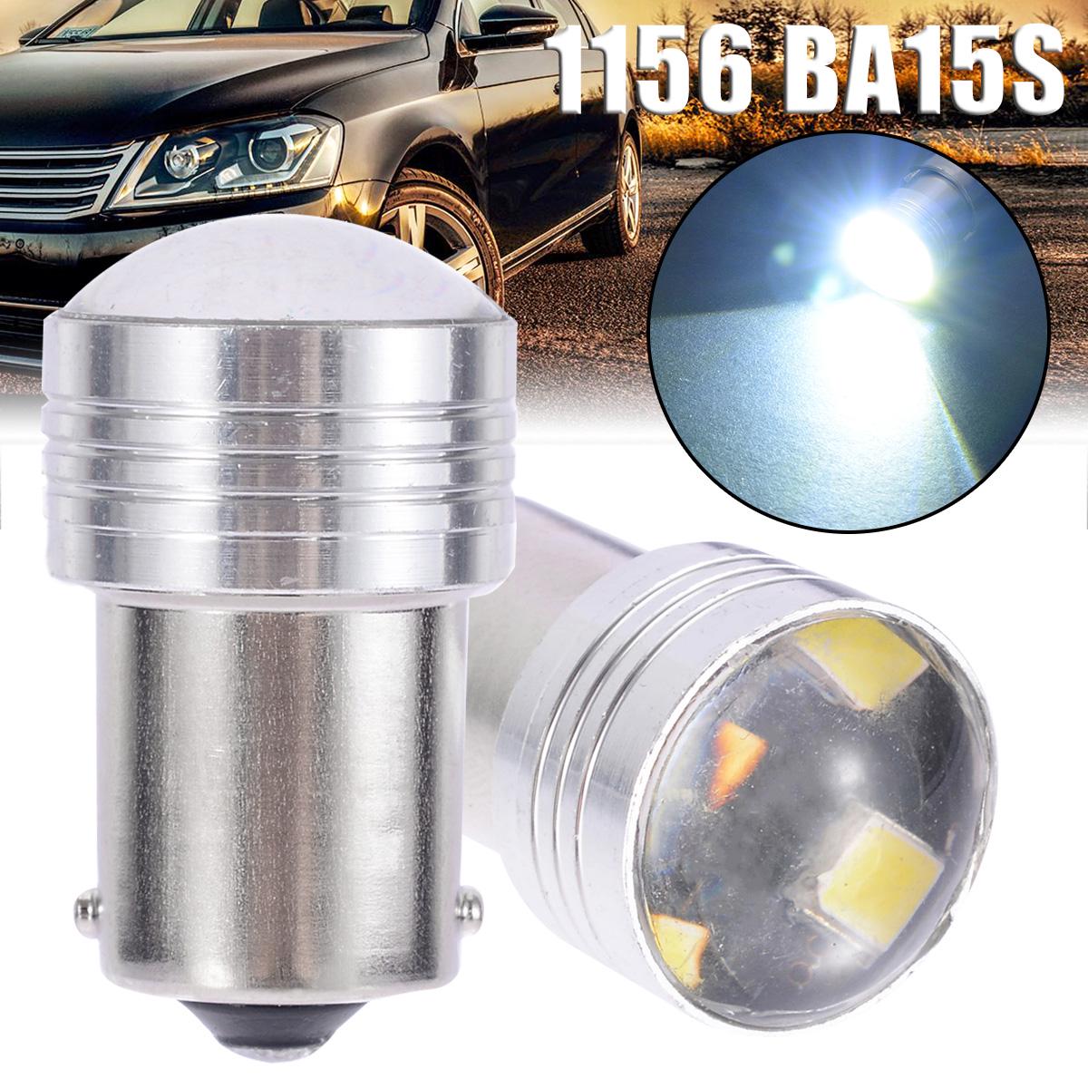 

Pdtoweb 2 шт. 1156 BA15S 6SMD 2835 светодиодный автомобильный указатель поворота, резервная лампа, лампа белого цвета