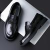 2025 buty męskie biznesowe i codzienne mokasyny jednoprzewodowe skóra bydlęca pierwszej jakości trend wszechstronne męskie skórzane buty wysokiej jakości nowe