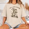 Funny Mouse Shirt, Off To Cause A Kerfuffle Tee, Cute Scooter Mouse T-Shirt, Whimsical Animal Shirt