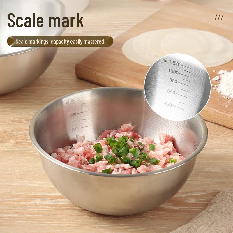 Baijie Stainless Steel Kitchen Mixing & Washing Bowl