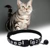 2Pcs Dog Collar Adjustable Buckle Design Exquisite with Bell Paw Pattern Pet Cat Dog Neck Circle Pet Supplies
