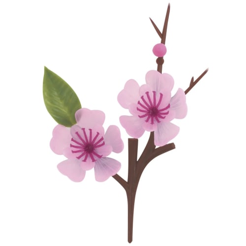 Daikoku Kogyo "Food-related Supplies for Commercial Use" Artificial Flowers for Food, DK-63, Two-Flower Cherry Blossom Design, 200 Pieces, 680800