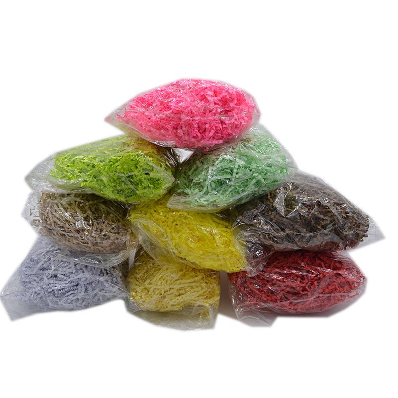 50g DIY Shredded Crinkle Paper Raffia Confetti Candy Gift Box Filling Material Wedding Birthday Party Christmas Home Decoration