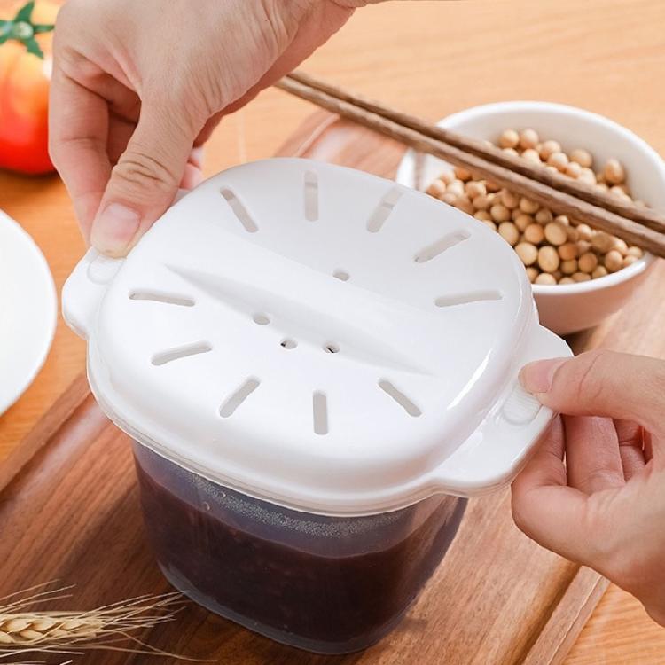 Small Rice and Soup Cooker Lunch Box with Detachable Design Microwaveable Food Storage Container for Convenient Use