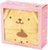 Towel Gift Set (2 Pieces): Hair Drying Towel, Hooded Bath Poncho, and Sanrio Pompompurin (SET1086)