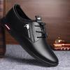 Fashion 2025 Versatile Men's leather Shoes Casual British formal shoe Fashion breathable Male shoes Business Comfort Flats Homme Zapatos